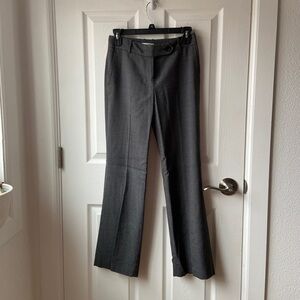 Petite Grey Gingham Dress Pants